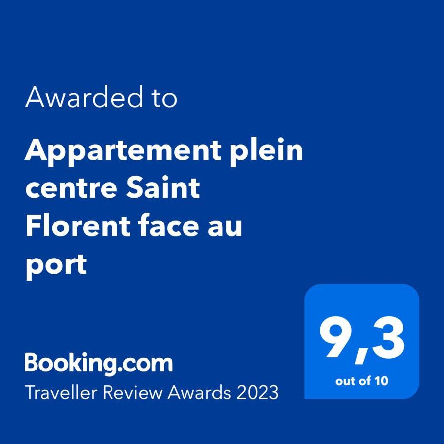 Appartement Plein Centre Saint Florent Face Au Port Exteriér fotografie